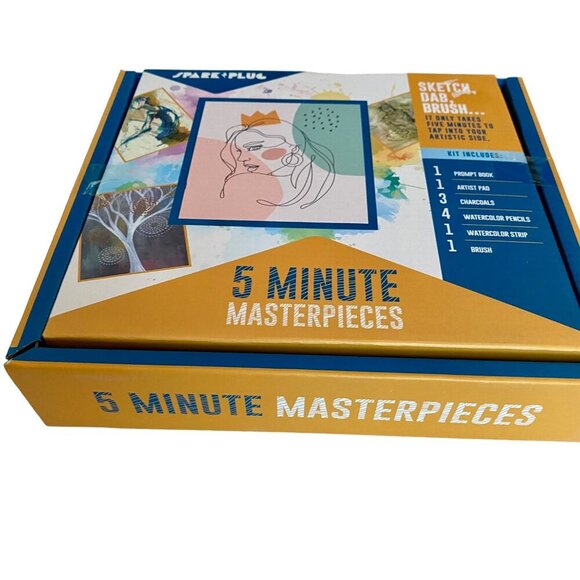 Sparkplug 5 Minute Masterpieces Art Kit Brand New in Box - Picture 6 of 6